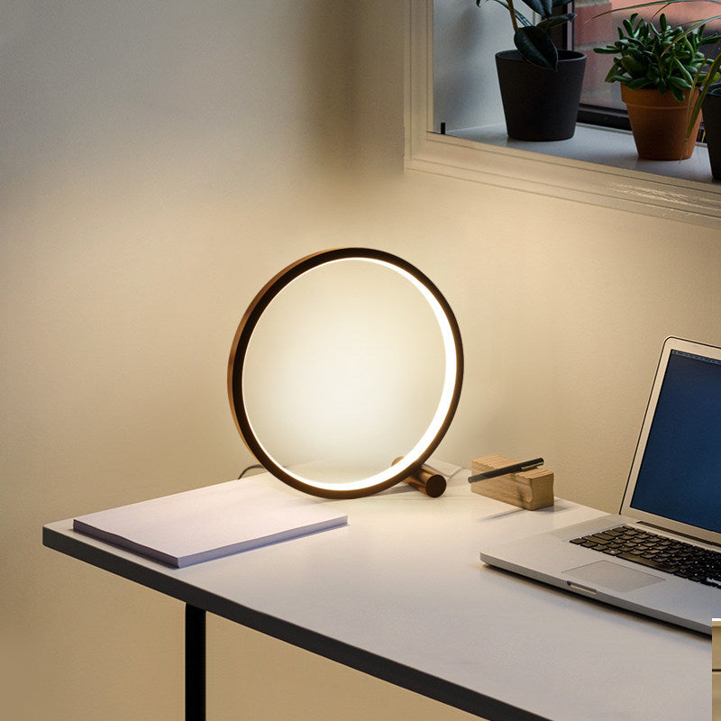 Desk Lamp, Bedside Lamp, Bedroom Lamp, Creative Simple Modern Induction Lamp