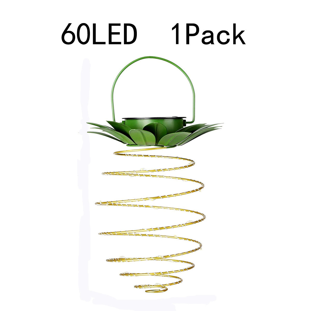 Solar Pineapple Light Wrought Iron Lantern Led Copper Wire String Light