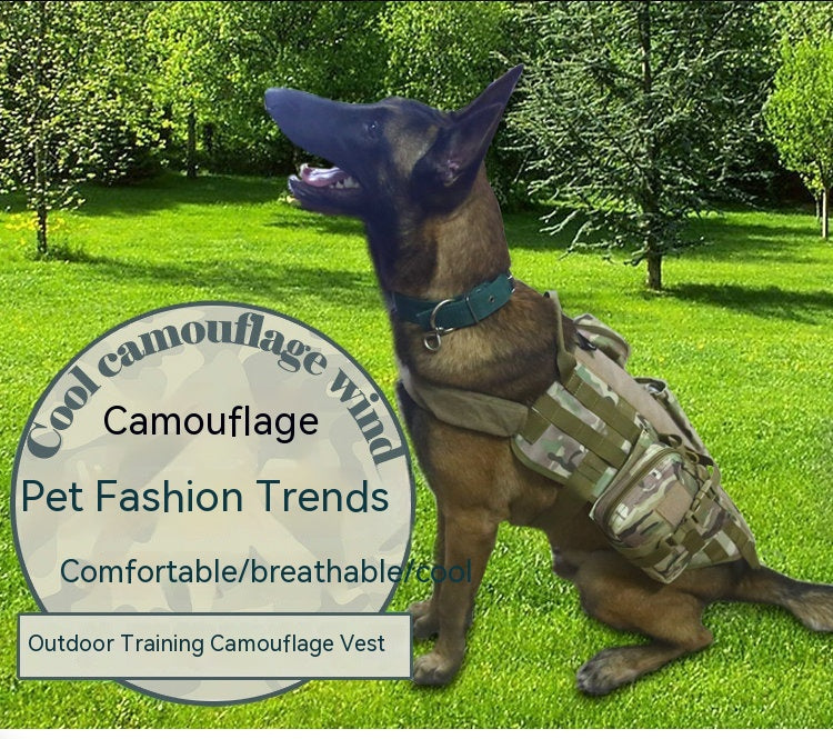 tactical dog harness camo