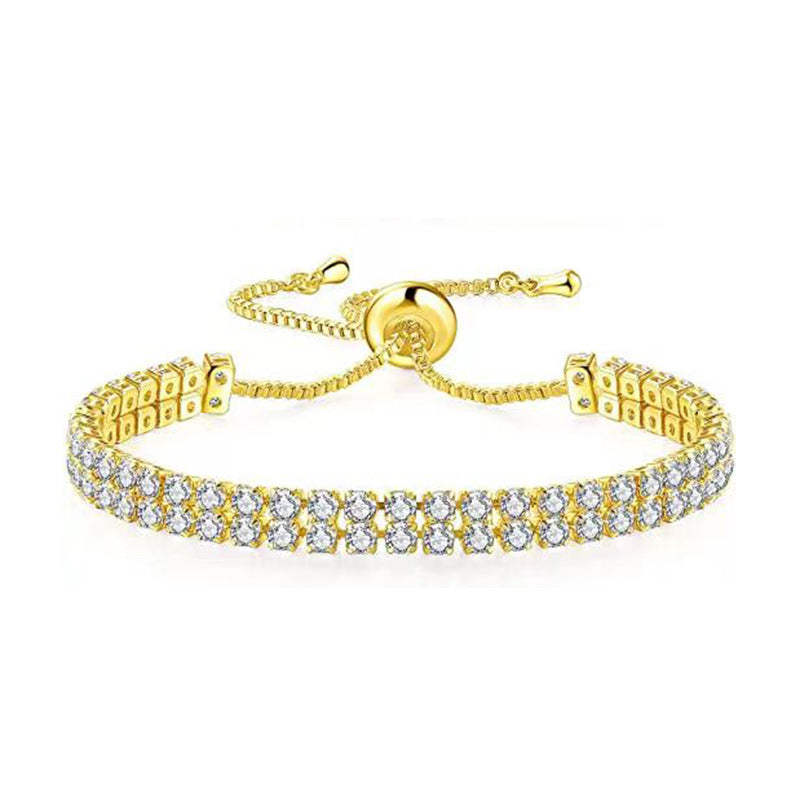 Tennis bracelet gold