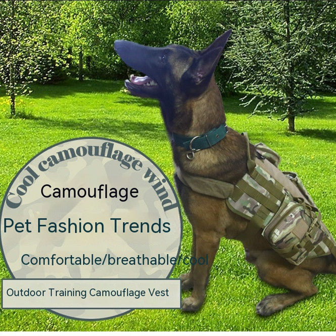 tactical dog harness camo