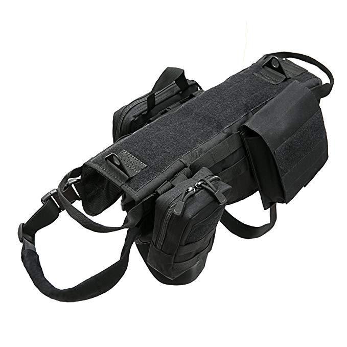 tactical dog harness Black