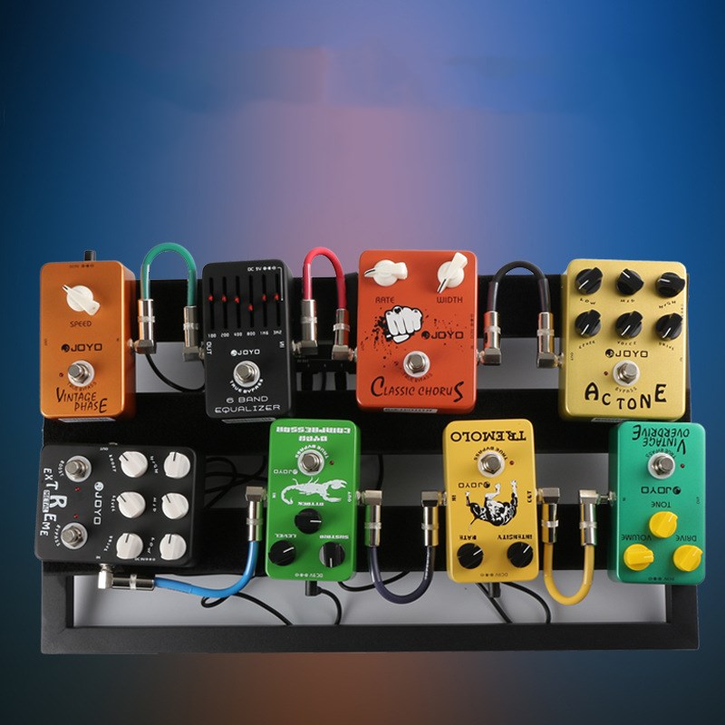 Electric guitar pedal board