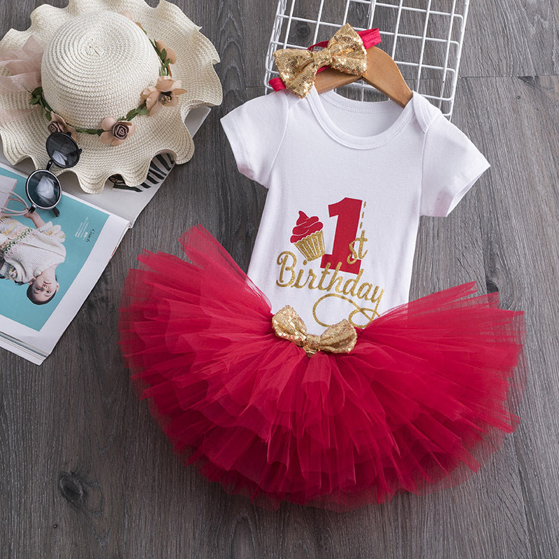 Baby Girl Birthday Dress Baby Girl Romper Princess Dress