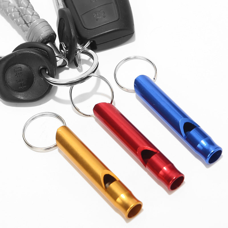 Aluminum survival whistle