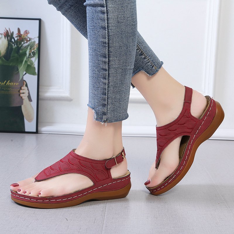 Brown Red sandal
