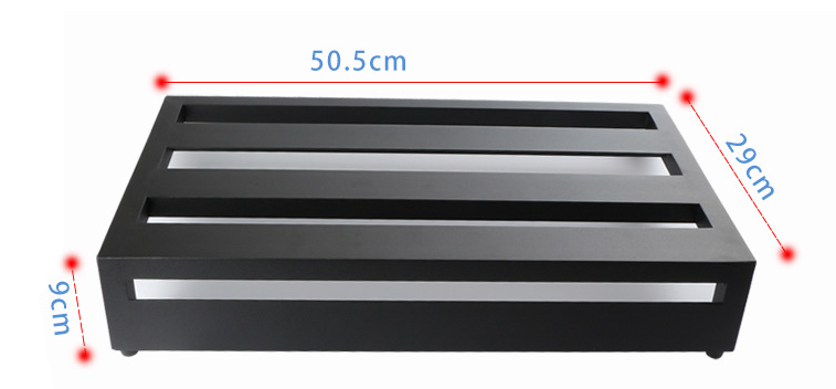 Electric guitar pedal board