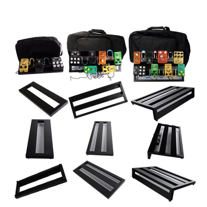 Electric guitar pedal board