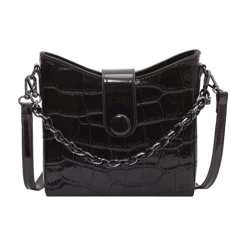 PU Bag Casual Dumpling Bag Light Portable Messenger Bag