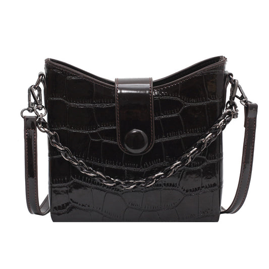 PU Bag Casual Dumpling Bag Light Portable Messenger Bag