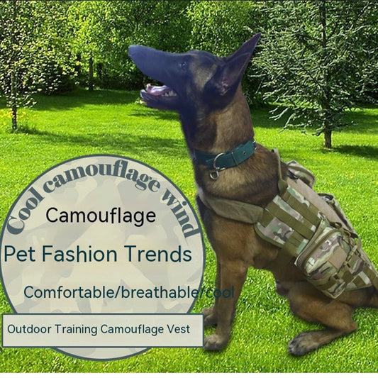 tactical dog harness camo