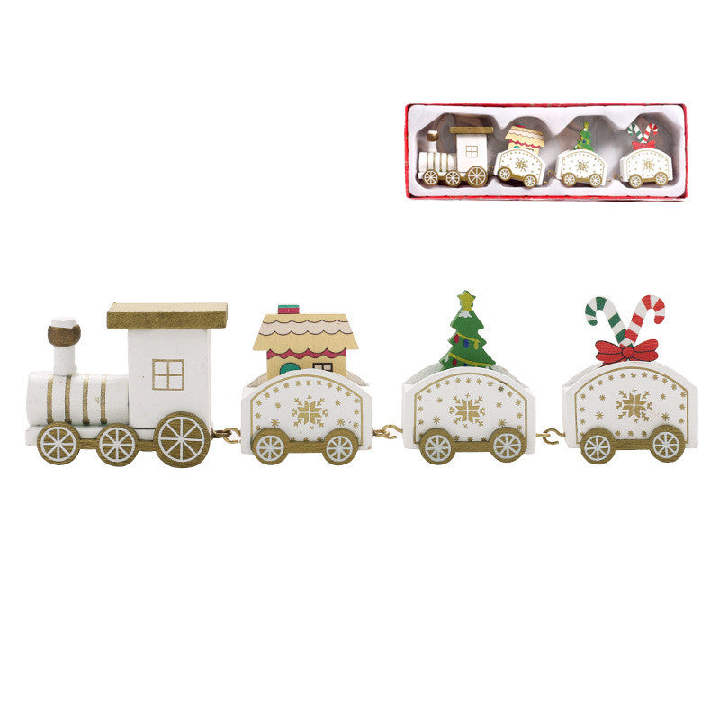 white Christmas train