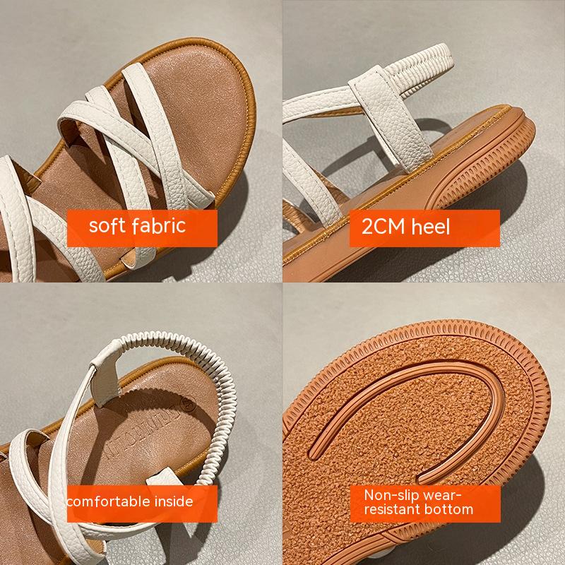 White sandal