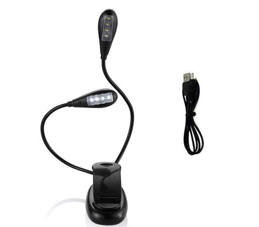 Usb Light Double Pole Double Head 8 Light Music Score Light Notebook Clip Light Twist Head Light Reading Light