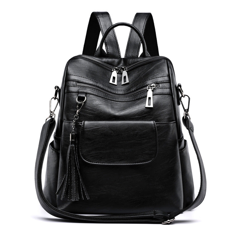 Commuter Tassel Dual-use Travel Computer Backpack